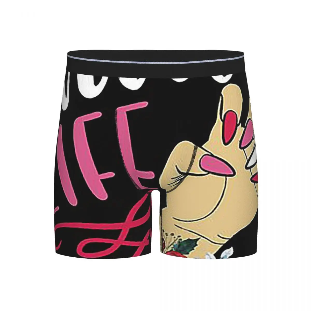 

Long Boxer Underpants Shorts Nail Tech Technician Salon Gel Nails Manicure Cosmetologist Panties Male Ventilate Underwear