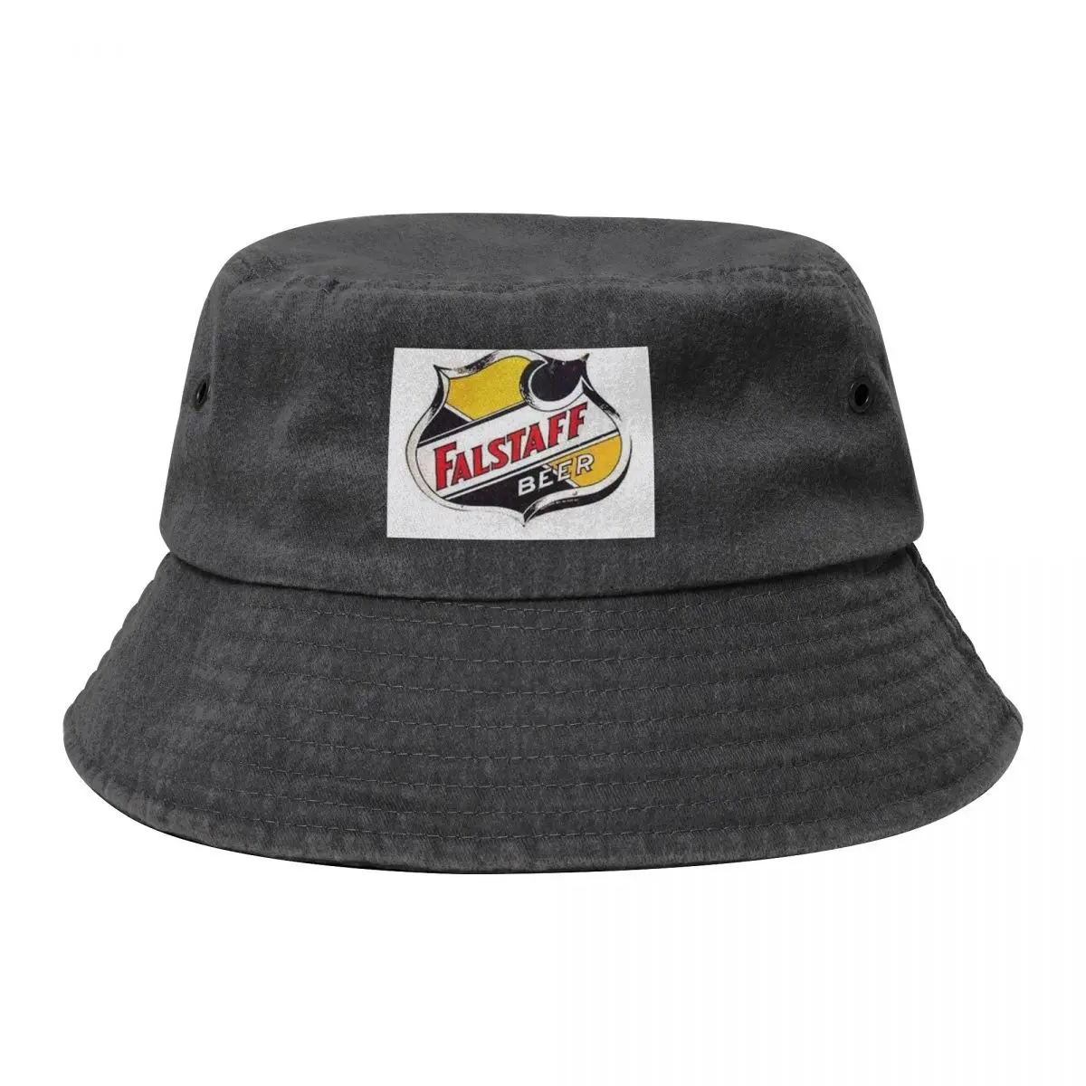 

Falstaff Beer Bucket Hat cute Beach Outing Hood Big Size Hat Baseball Men Women's