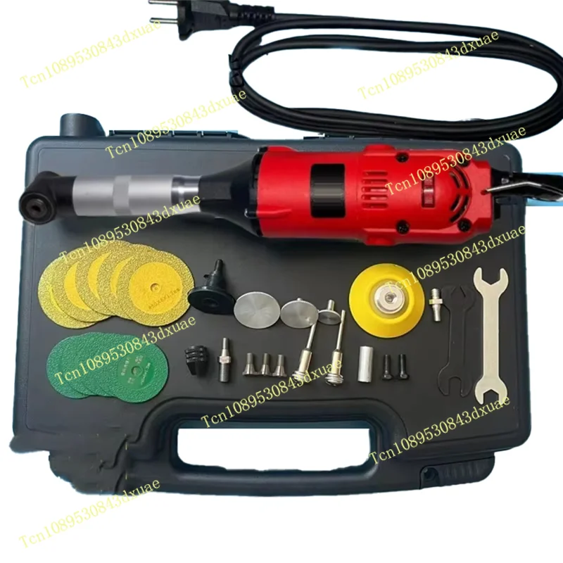 

ABWZ-350W 90 Degree Jewelry Wood Electric Engraving Motor Grinder Mold Polishing Hanging Tile Cleaning Tools EU