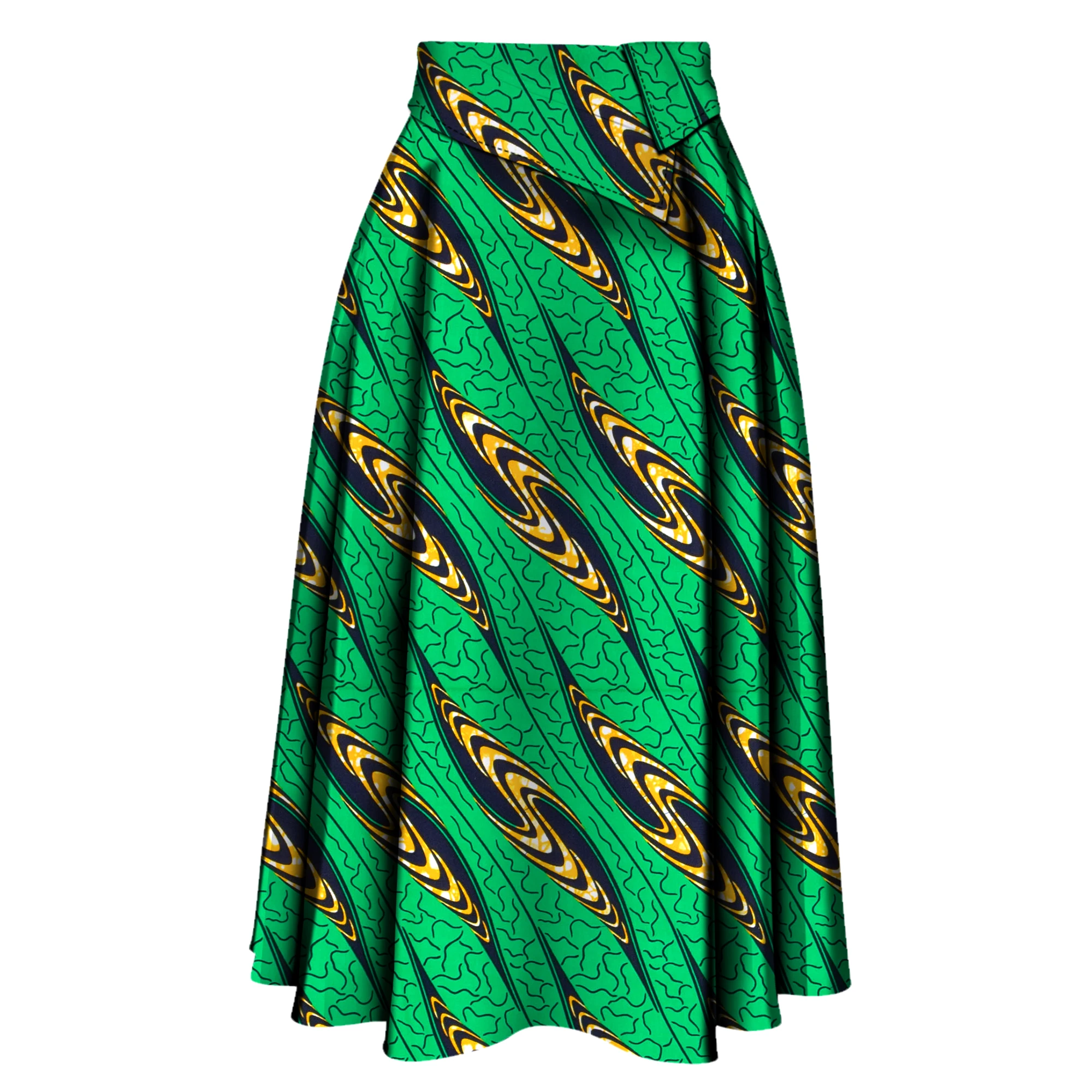 African Skirt for Women New Trendy Ankara High Waist  Ankara Print Long Skirt for Ladies Party Clothing Wy10278
