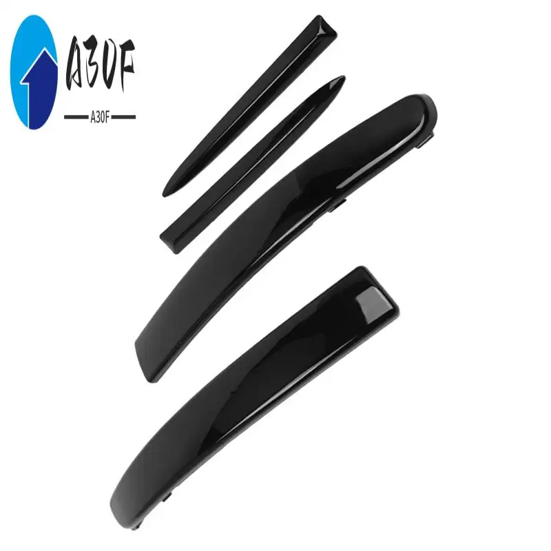 

A30F-4PCS Front Bumper Upper Grill Moulding Trim For Fiat 500 2007-2015 735455041 735455042 735455056 735455057