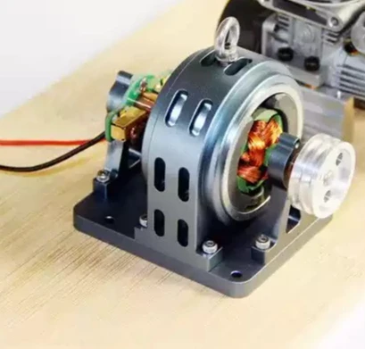 1Pcs can start speed regulation retro model horizontal  engine single cylinder water-cooled generator engine