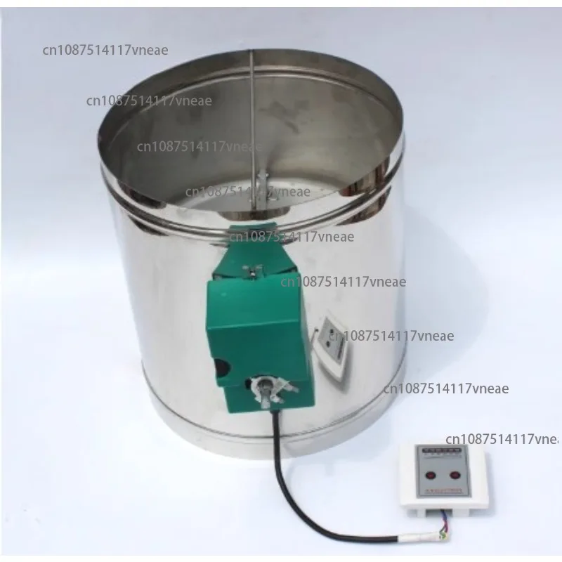Motorized Air Damper Electric Air Valve with 16Nm 60S Intelligent Air Damper Actuator 5 Position Controller & Angle Switch 220V