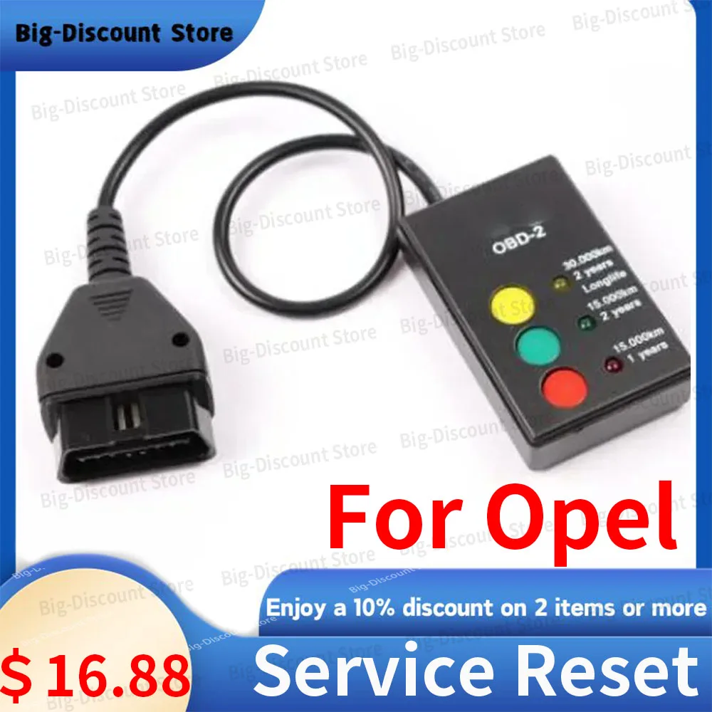 High quality SI Reset OBD2 for Opel Serv-ice Interval Reset Unit with Cars Air-bag Tool OBD2Diagnostic Auto Reset Tool SI-RESET