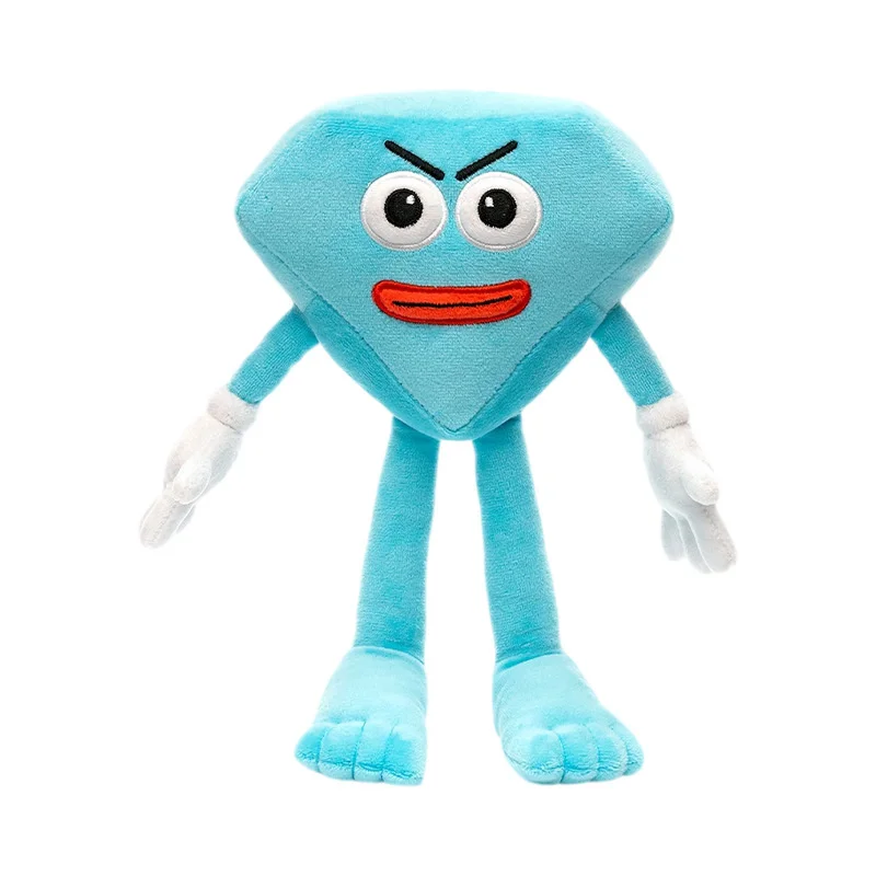 Save The Shapes Diamond Plush Toy Cute Game Peripheral Soft Stuffed Doll Collectible For Fans Home Decor Birthday Gift