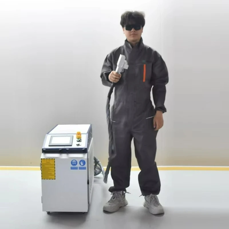1000w 2000w 3000w Portable  Handheld Continuous Metal Rust Painting Removal Fiber Laser Cleaning Machine Price