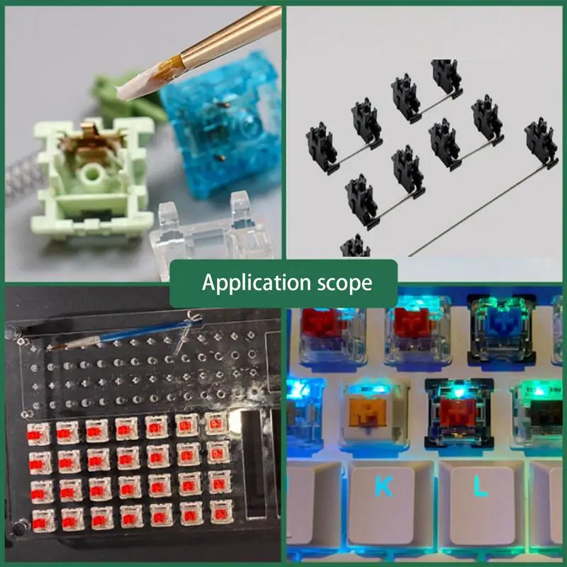 Keyboard Lube Oil Mechanical Keycap Stabilizer Grease Keypad Silencer Lubricating Oil Maintenance Fluorine Grease Reduce Noise