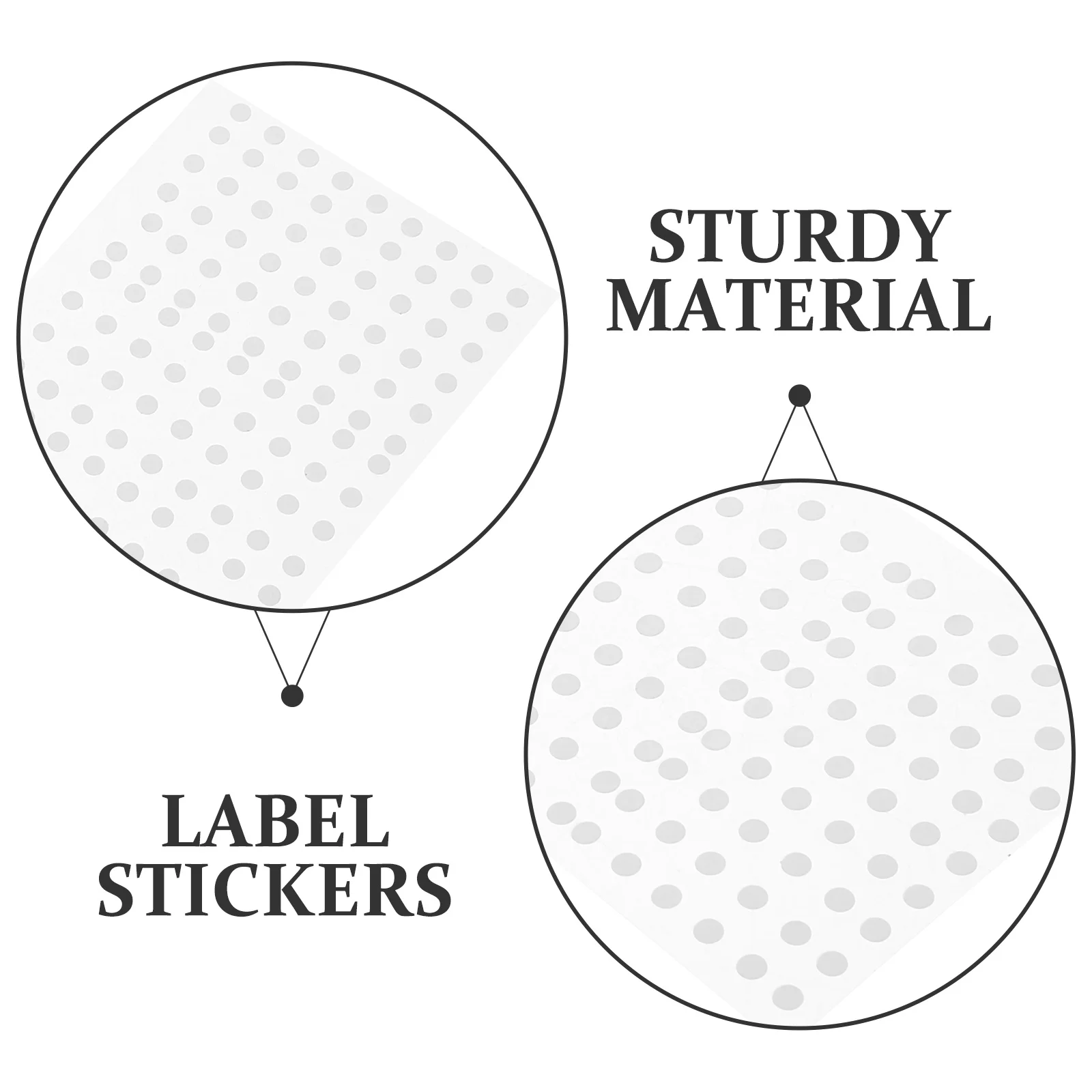 Etichette adesive per adesivi a punti rotondi che cambiano colore da 1000 pezzi per il trasporto del carico Adesivi a punti con indicatore dei danni causati dall'acqua
