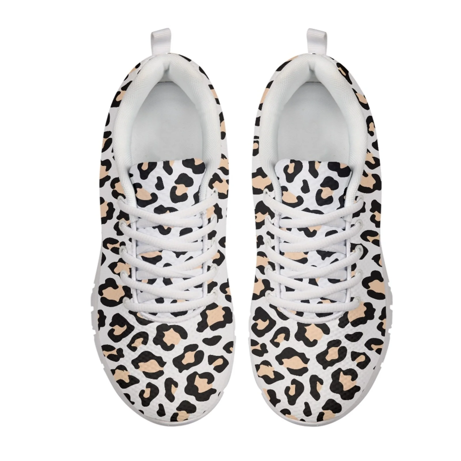 Coloranimal Leopard Print Anti-Slip Athletic Shoes for Women Mesh & EVA Sole Travel Shoes 2026 Trending