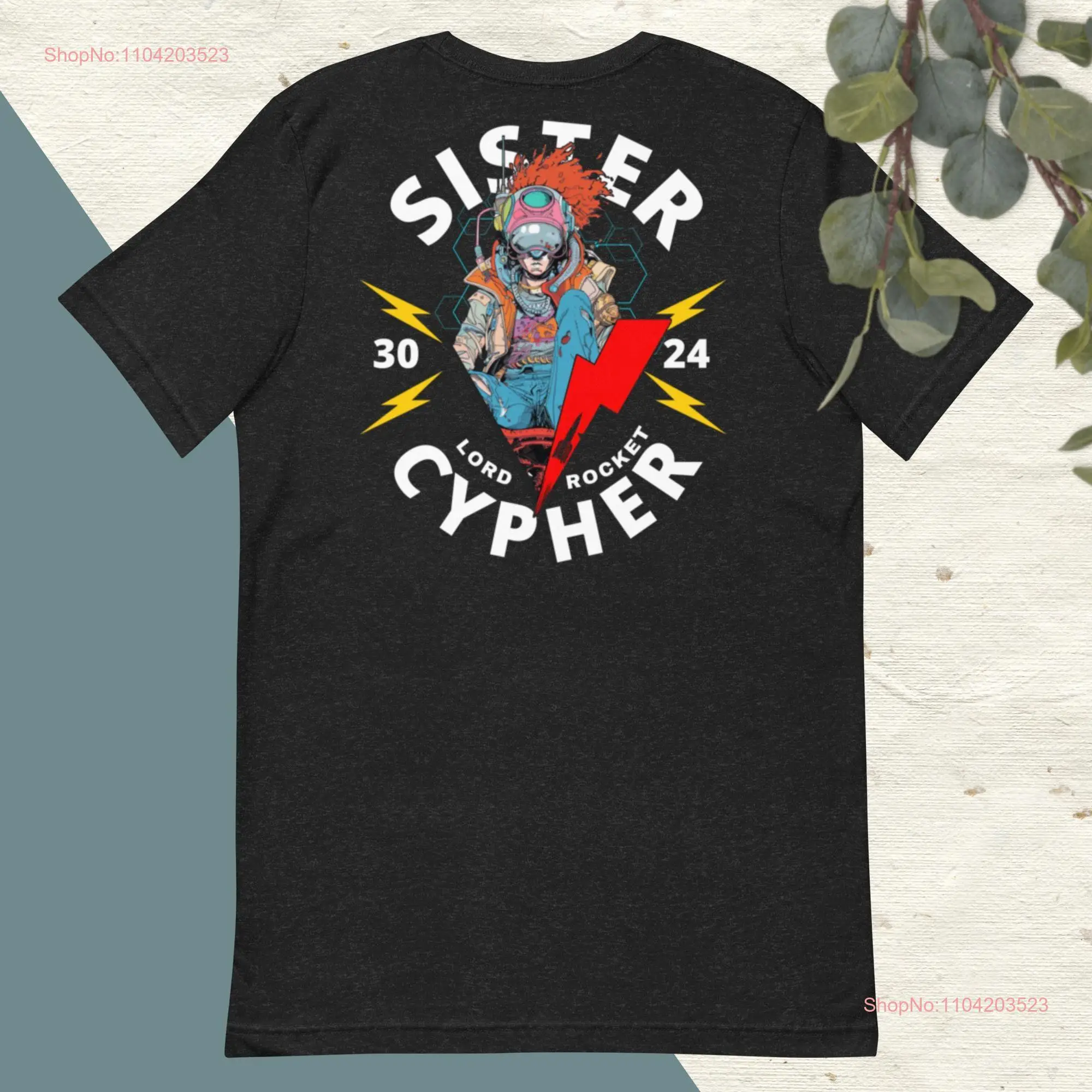 Sister Cypher t shirt long or short sleeves