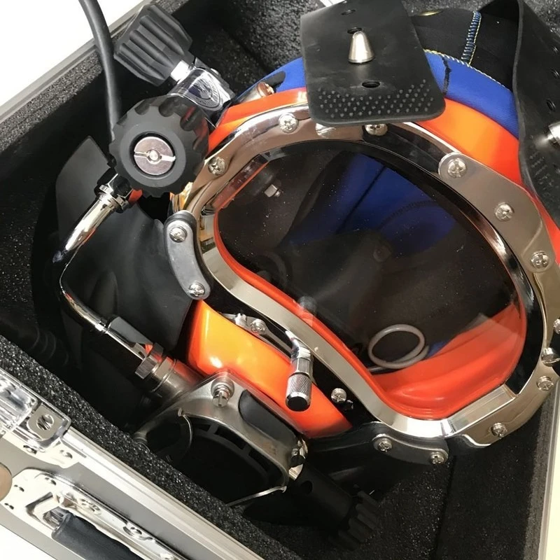 diving helmet, full dry professional mask, deep diving and heavy submersible equipment, welding sewage salvage project
