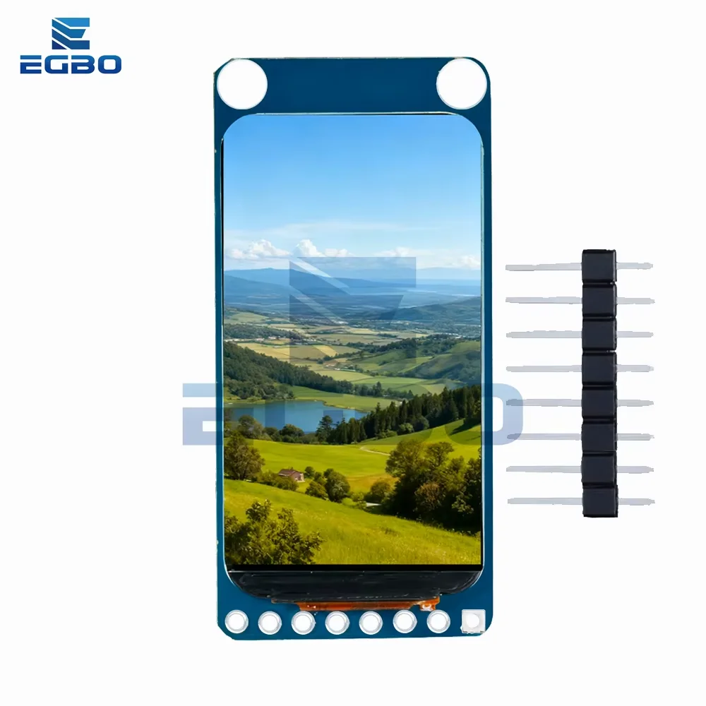 1.47 Inch 172x320 SPI Full Color TFT HD IPS Screen LCD LED Display Module 172*320 ST7789 Controller 3.3V SPI Interface EGBO