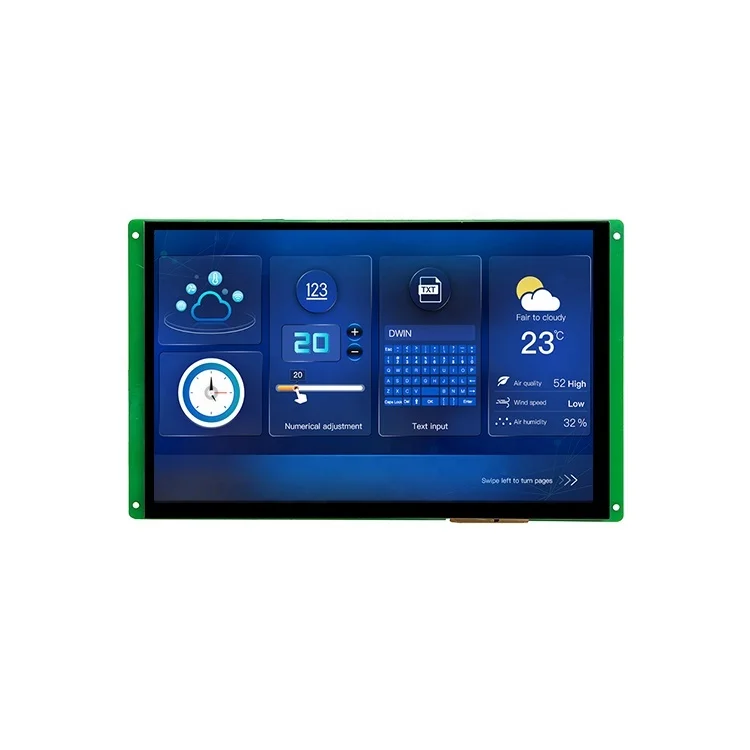 2026 10.1 Inch 1280*800 Pixels Resolution 16.7M Colors Working with STM32 IPS TFT LCD Display HMI Capacitive Touch Screen Panel