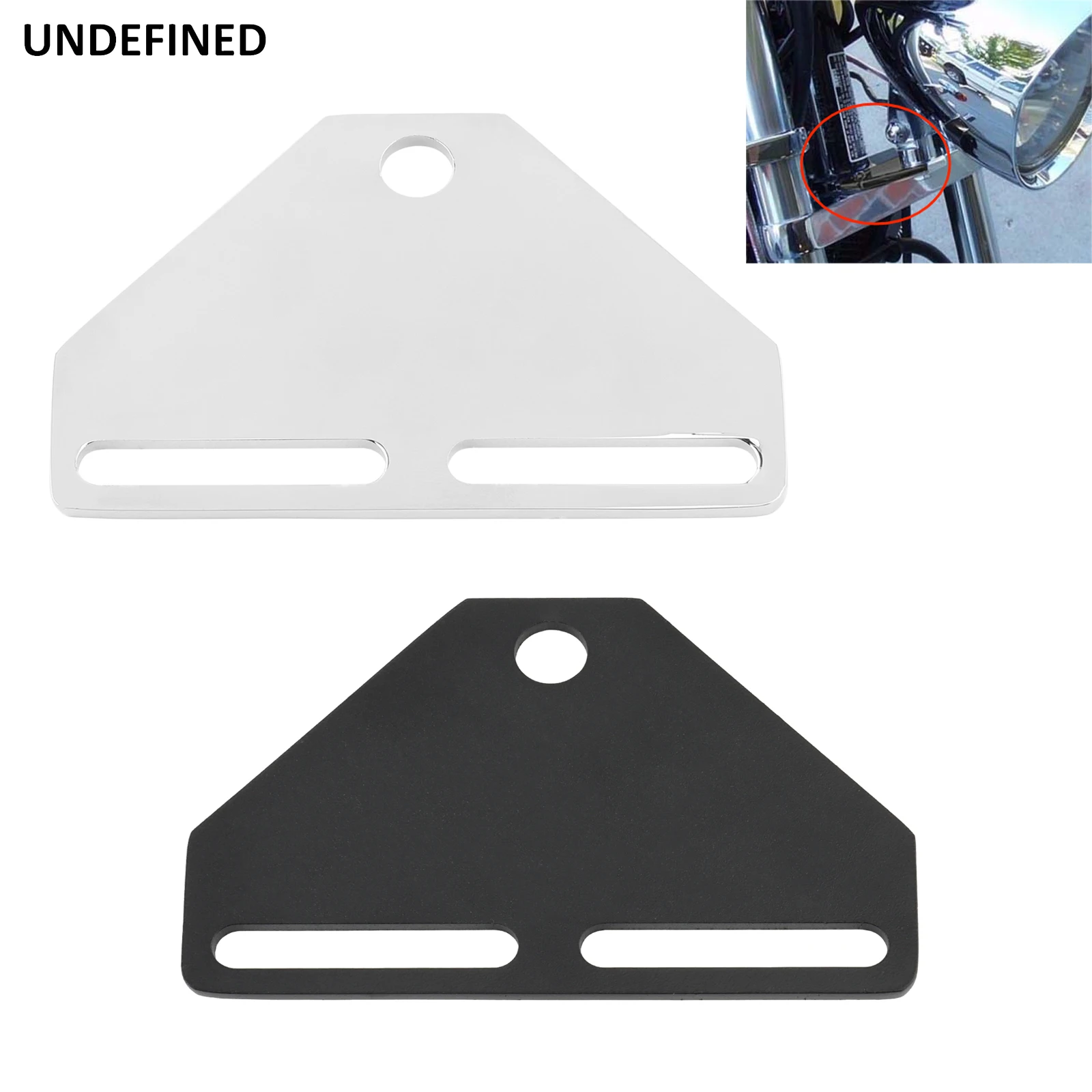 Motorcycle Headlight Bracket Bottom Mount For Harley Honda Kawasaki Suzuki Yamaha Chopper Bobber Cafe Racer Custom Universal