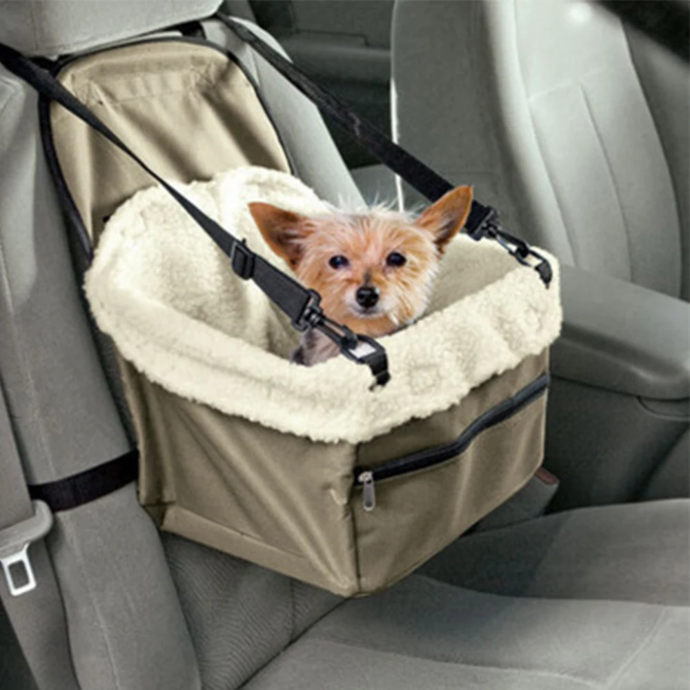 

Pet Car Carrier Seat Bag Waterproof Basket Folding Hammock Pet Carriers Bag For Small Cat Dogs Safety Travelling Bag
