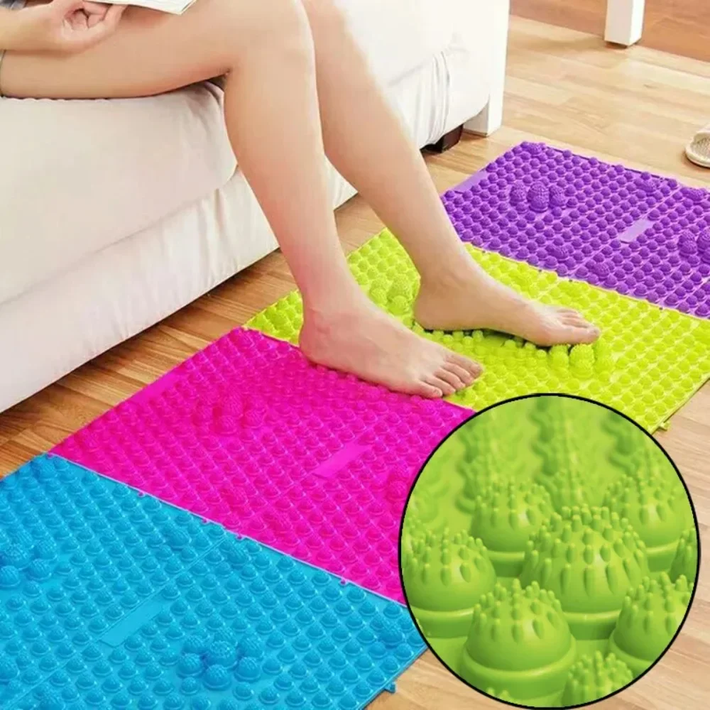 Plantar Finger Pressure Plate Foot Massage Pad Sensory Toy Children and Adults Thickened To Relieve Tension Game Mat