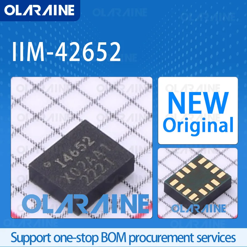 

1/5/10Pcs IIM-42652 LGA-14 original 100% new ic chip IMU - Inertial Measurement Unit I2C, SPI Voltage 3.6 V Current 670 uA
