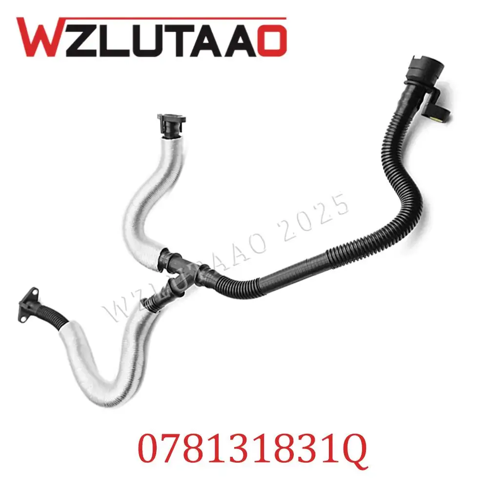 

078131831Q Secondary Air Pump Connection Hose 078131831N 078131831E 078131831B For VW Passat Audi A4 S4 A6 S6 A8 S8 2.8L 4.2L