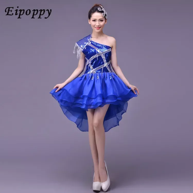 페스티벌 모던 재즈 댄스 무대 코스튬, 가수 팀 댄서, 무도회 공연 의상