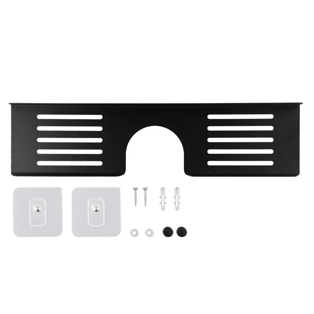 

Space Saving Rustproof Bathroom Shelves Moisture-proof Sturdy Shower Storage Rack Wear-resistant Durable Wall Shelf College Dorm