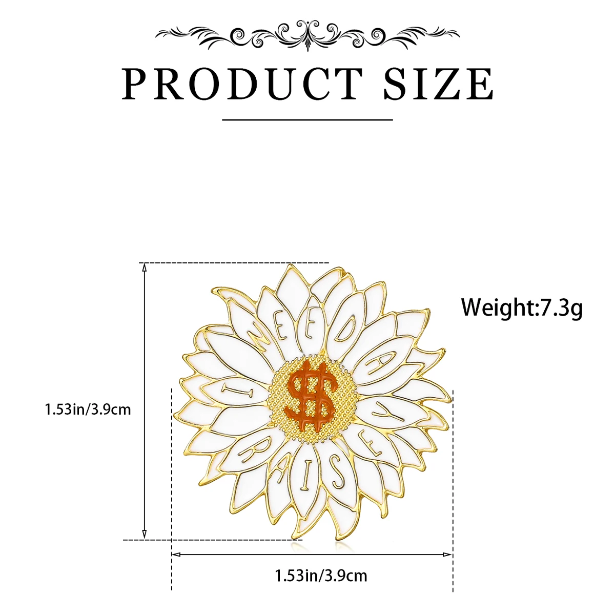 Harong Funny Daisy Enamel Pins Brooch for Workers I Need a Raisey Lapel Lanyard Bag Badge Accessories for Women Men