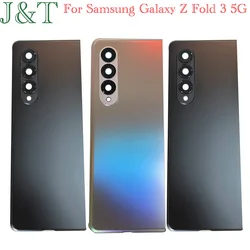 For Samsung Z Fold3 5G z fold 3 F926B Back Glass Cover Replacement Rear Housing Battery Cover With Camera Lens