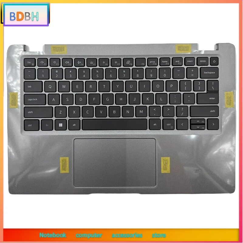 US Keyboard with Backlight Latitude 5420 E5420 Palmrest Protective Silver A20697