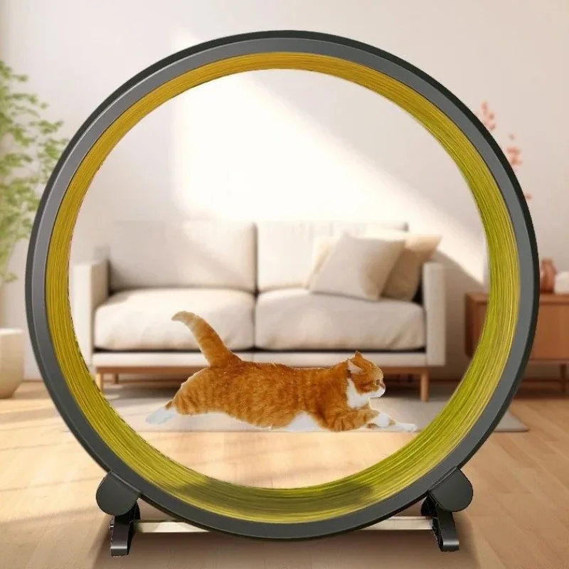 

Pet Cat Treadmill Silent Roller Cat Treadmill Pet Exercise and Fitness Equipment Large Cat Climbing Frame Pet Running Toys