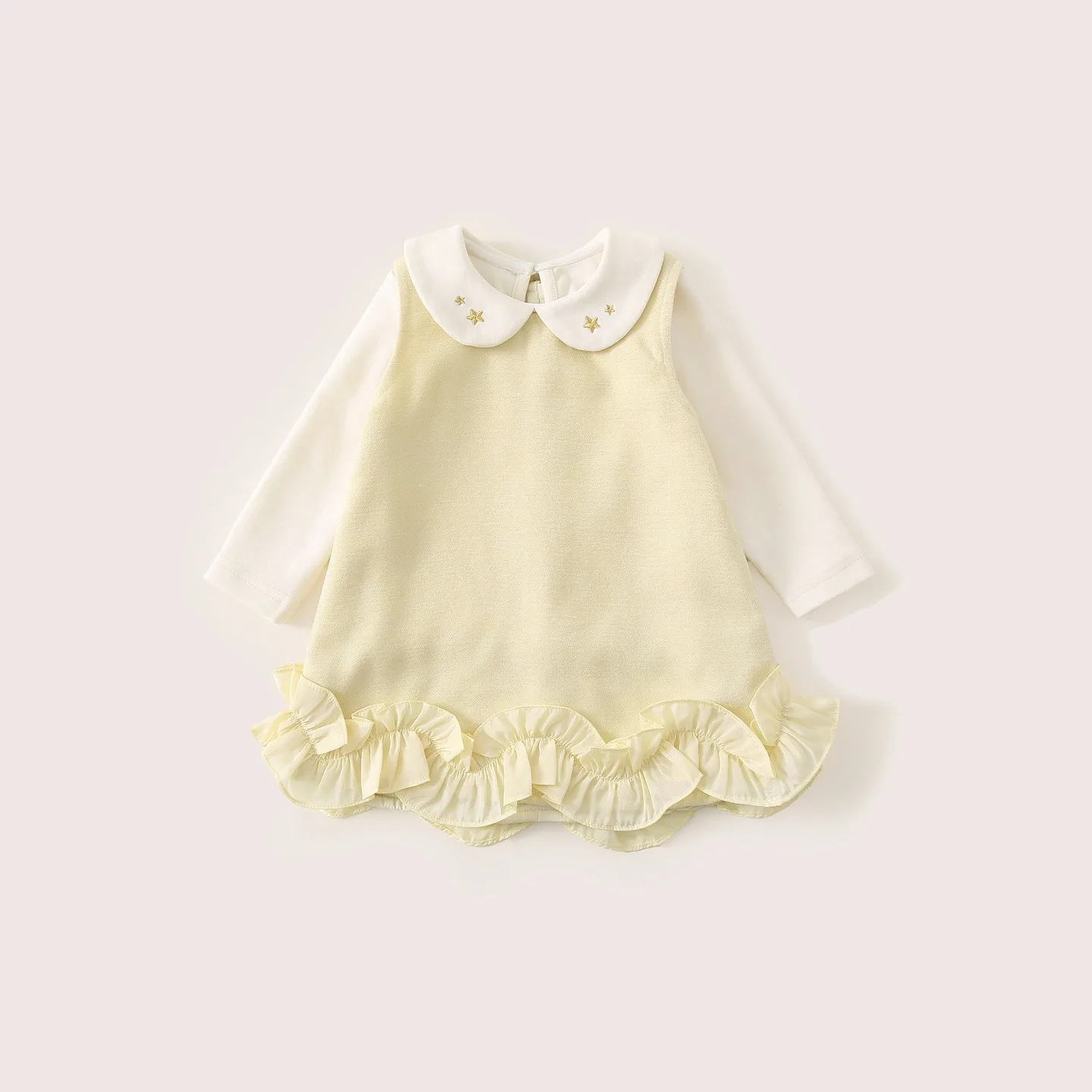 Infant Korean version vest skirt baby girl new autumn lace two-piece birthday dress princess dress