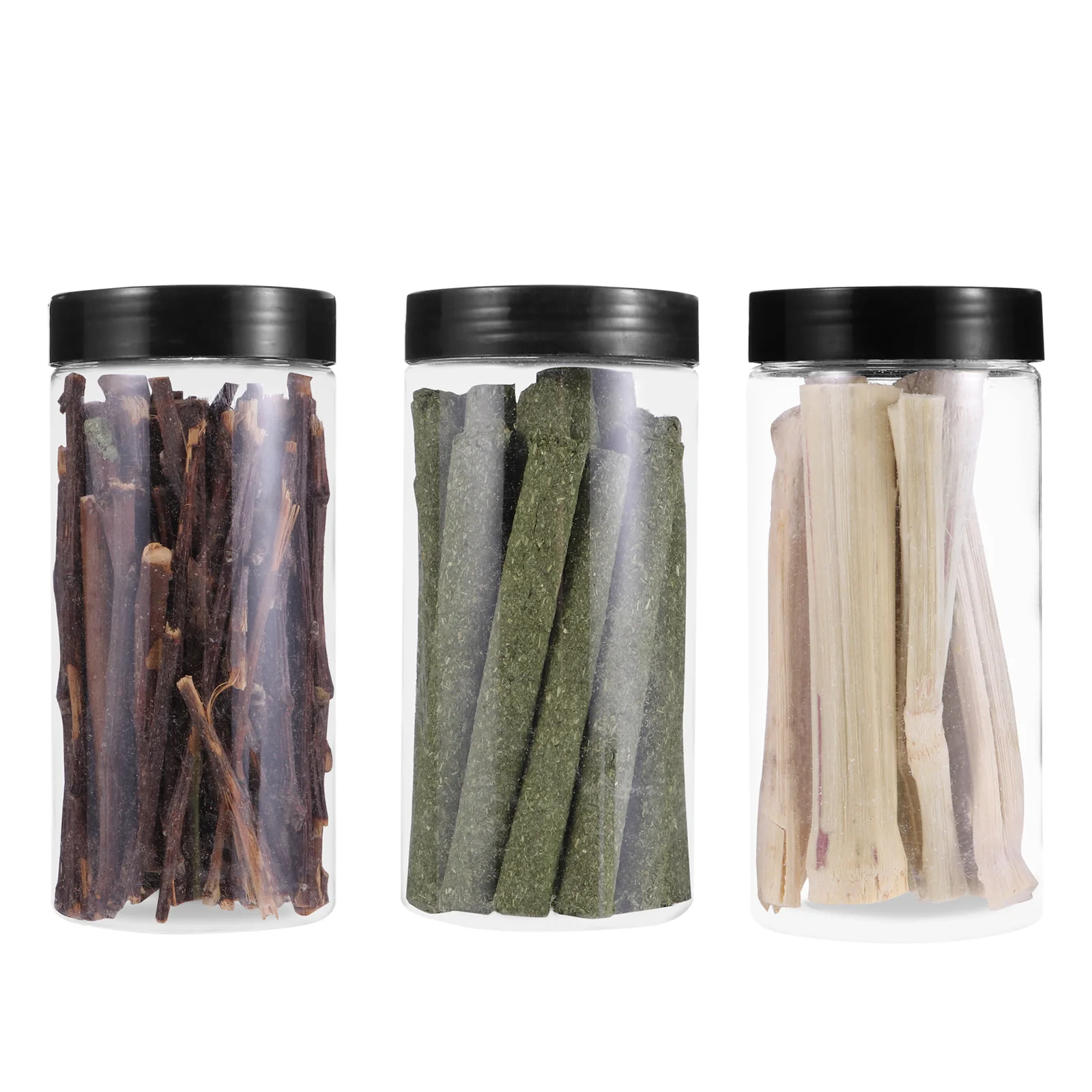 

Natural Pet Chew Stick 3 Boxes Rabbit Hamster Chewing Rods Molar Toys Teeth Grinding Safe Dental Health Promote