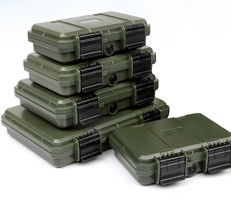 

Водонепроницаемый ящик для инструментов Противоударный герметичный защитный чехол Ящик для инструментов Герметичный замок для инструментов Сухой с пеной