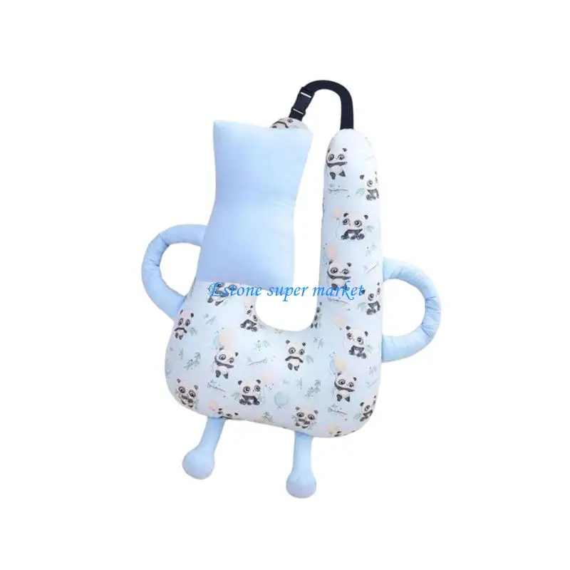 090B كارتون الطفل وسادة داعمة للرأس مسند الرأس لركوب السيارات عربات الأطفال آمنة ألياف البوليستر آلة قابل للغسل تصميم محمول #3