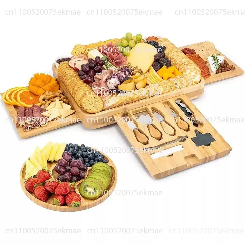 cutlery-chopping-boards-fruit-platters-western-style-steak-and-cheese-chopping-boards-with-knife-sets