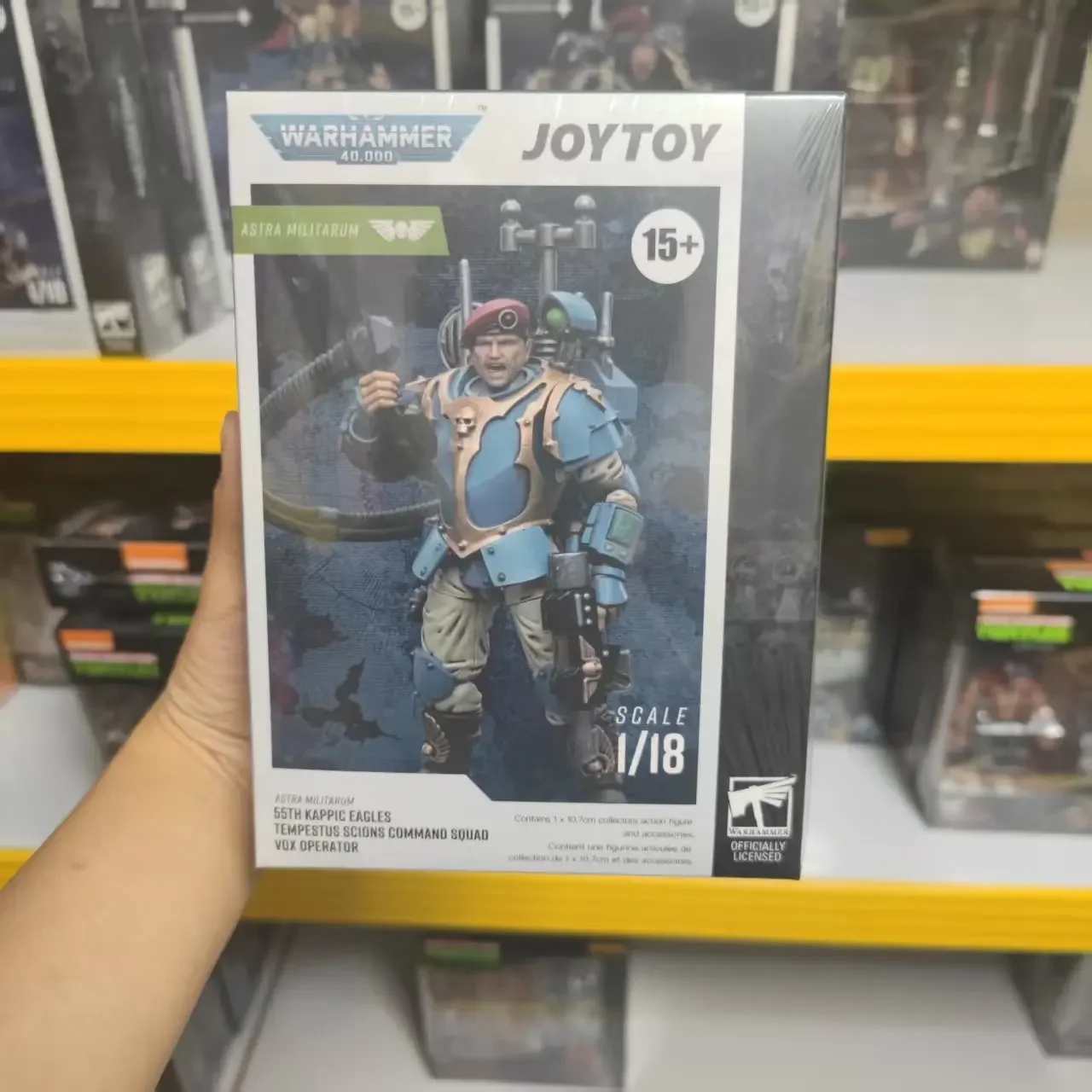 【JOYTOY】40K Astra Militarum Tempestus Scions Command Squad 55th Kappic Eagles Коллекционная фигурка-игрушка