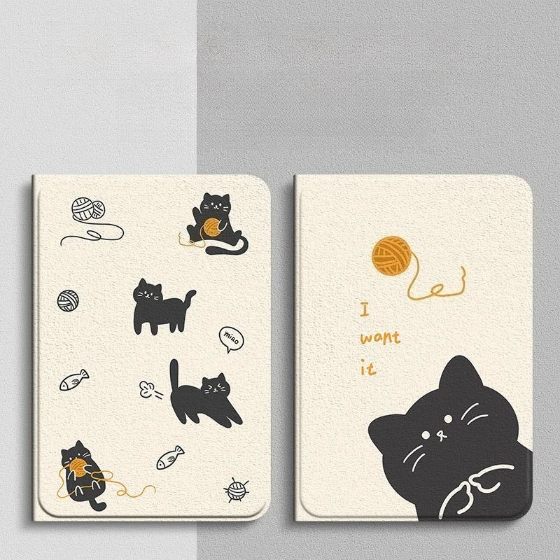 

For Samsung A9 Plus 11in Tab S7FE 12.4in Cute Cat Tablet Case for A8 10.5 A9 S6 Lite 10.4in S7 S8 S9 Plus 12.4in Protective Case