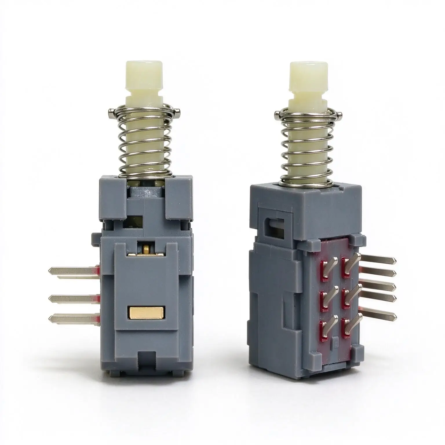 3pcs/lots Taiwan MPN-S2-A Self-Locking 2-Knife 6-Pin Keyboard Switch Small Straight Keys with Locking Power Supply