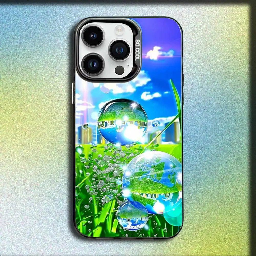 Funda de teléfono Art Frutiger Aeros para iPhone 17,16,15,14,13,12,11,Pro,Max,Plus,E,SE4,Air,Mini caja IMD negra