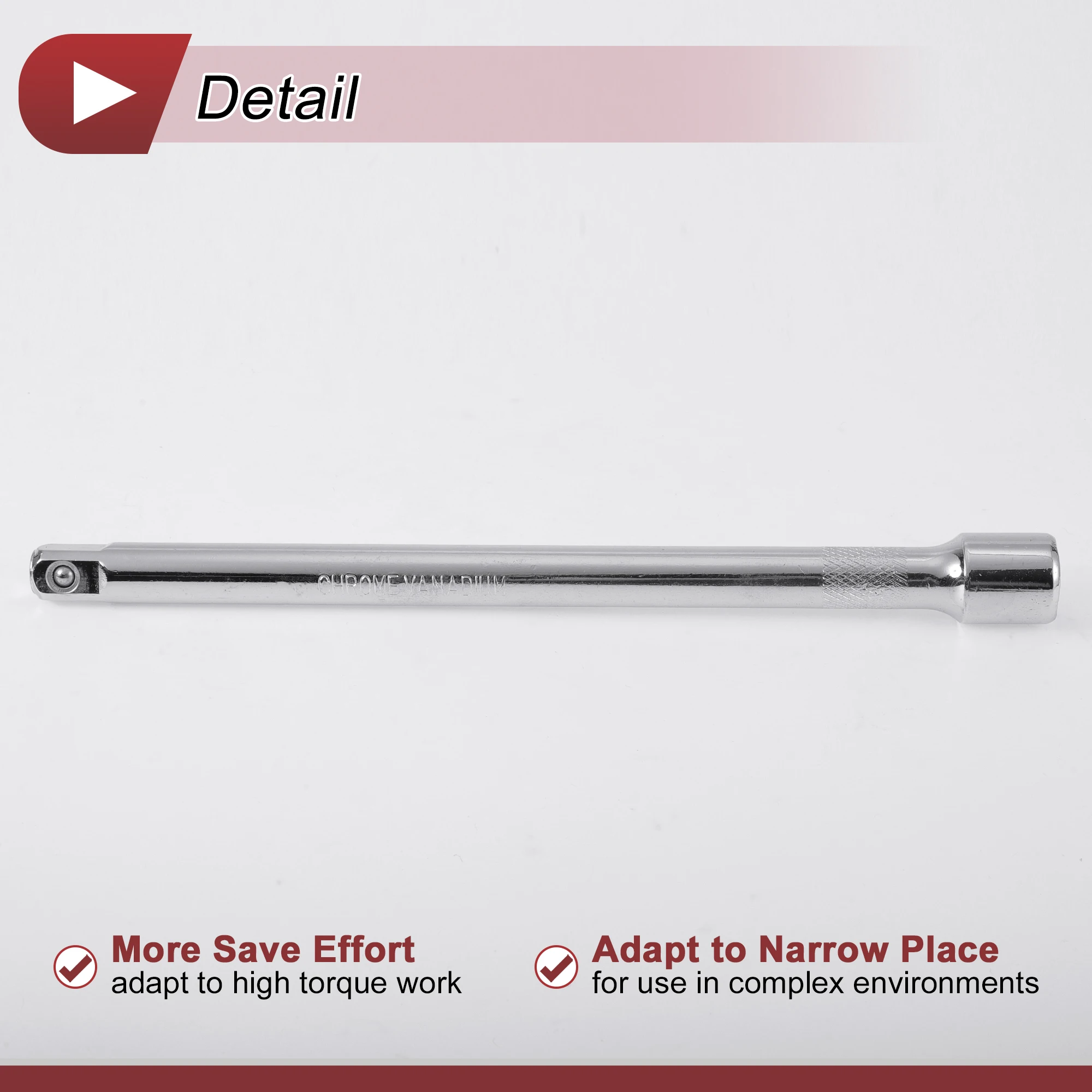 Motoforti Presa di Impatto Barra di Prolunga Presa di Estensione Strumento 250x22mm 260x23mm Acciaio Al Carbonio per Moto 1/2 Pollici Drive