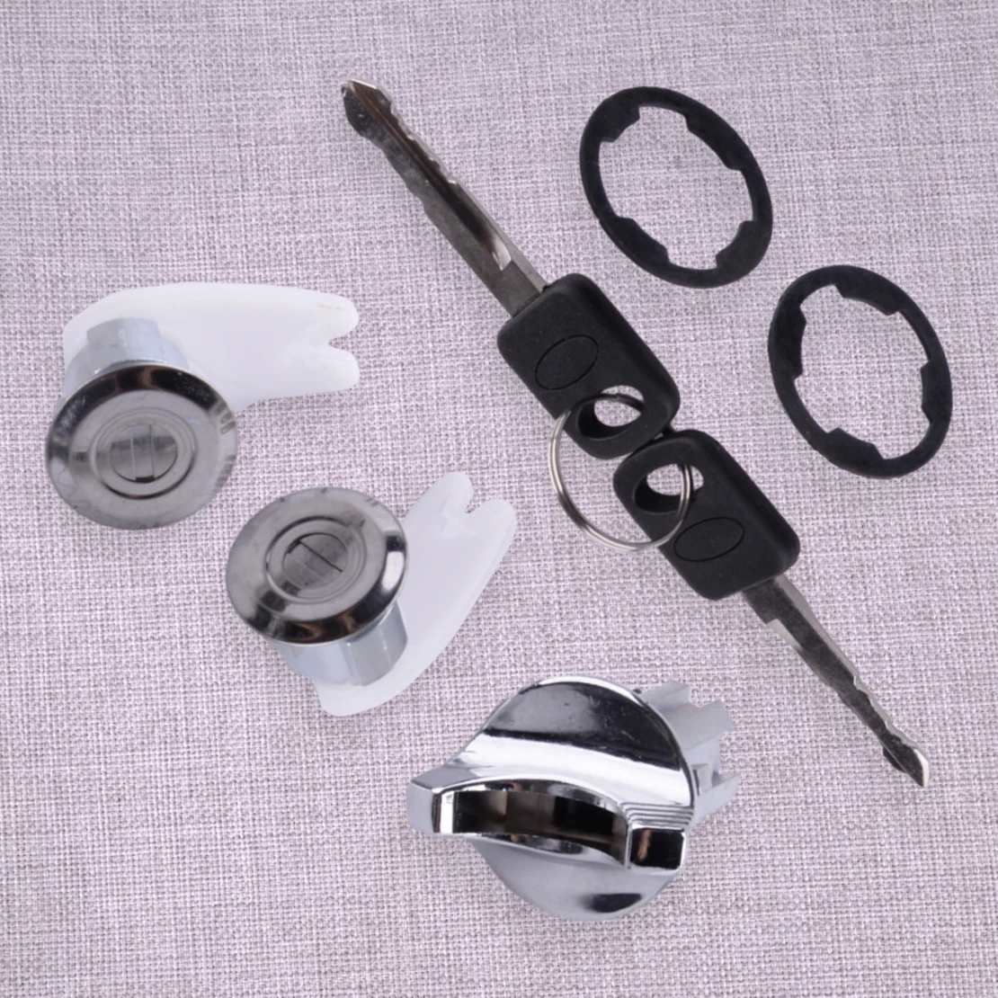 

C-42-157 D-42-221 Ignition Switch Door Lock Cylinder Set F2UZ1522050A Fit for Ford F150 F250 F350 Pickup Mercury Grand Marquis