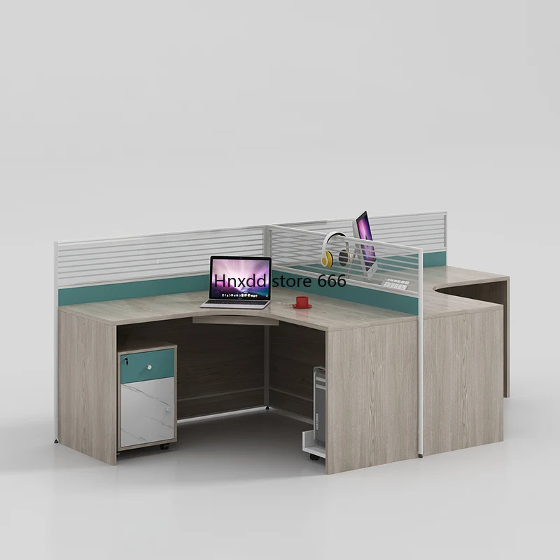 Staff desk screen baffle partition card seat station