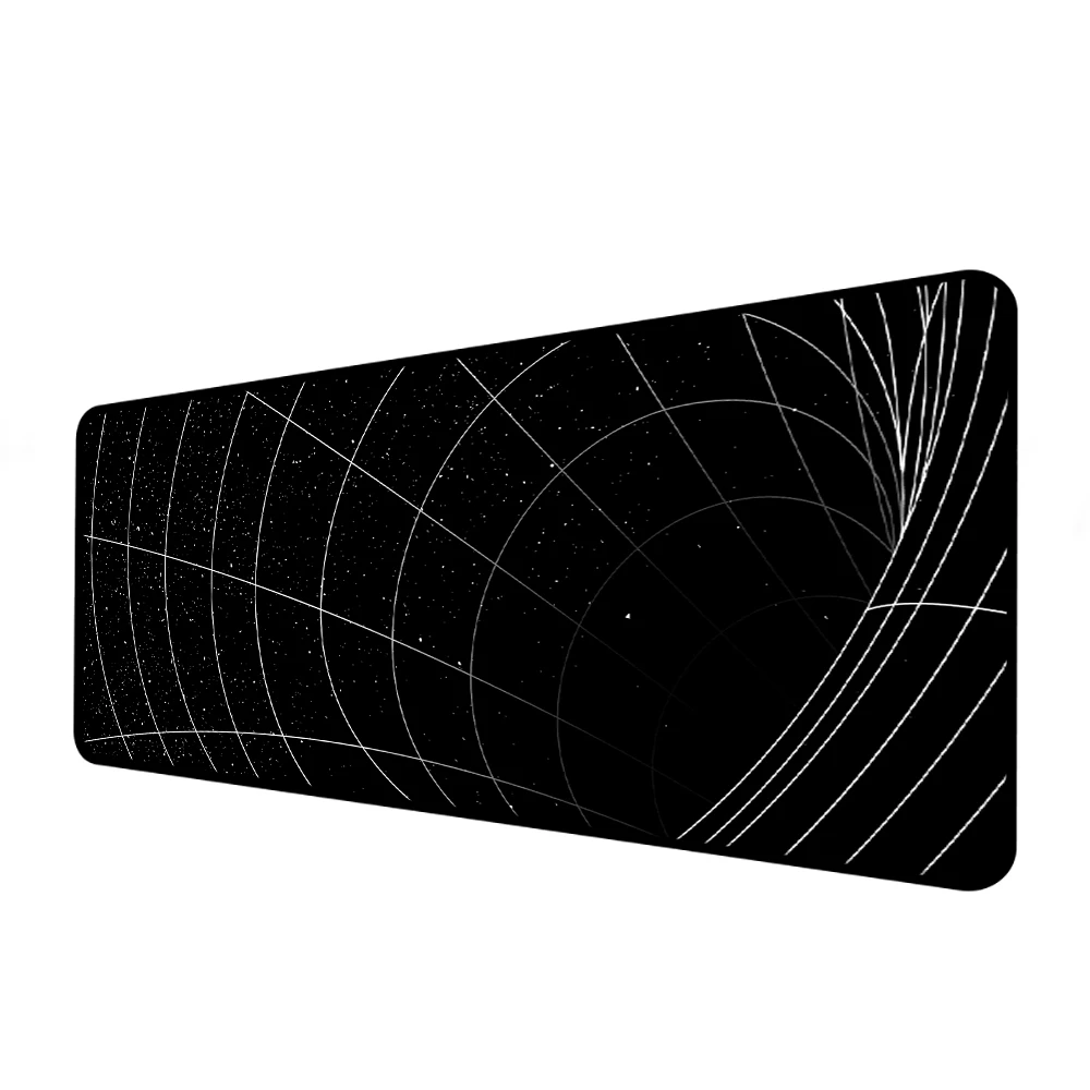 

Black Worm Hole Desk Mat, Laptop Mat, Gaming Mouse Pad for Work From Home & Office | Suitable for Gaming, Computer, Mousepad