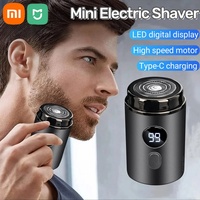 Xiaomi Men Electric Mini Shaver Rechargeable Type-c Rechargable Car Travel Portable Shaver With LED Digital Display Home Razor