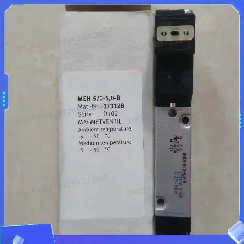 Solenoid Valve for MEH-5/2-5,0-B 173128 Pneumatic Air Control Valve Replacement Part Industrial Automation Component