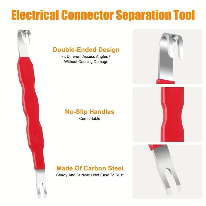 

Electrical Disconnect Pliers Wire Remover Electrical Connector Separation Tool Set Easy to Disassemble Crowbar Power-off Pliers