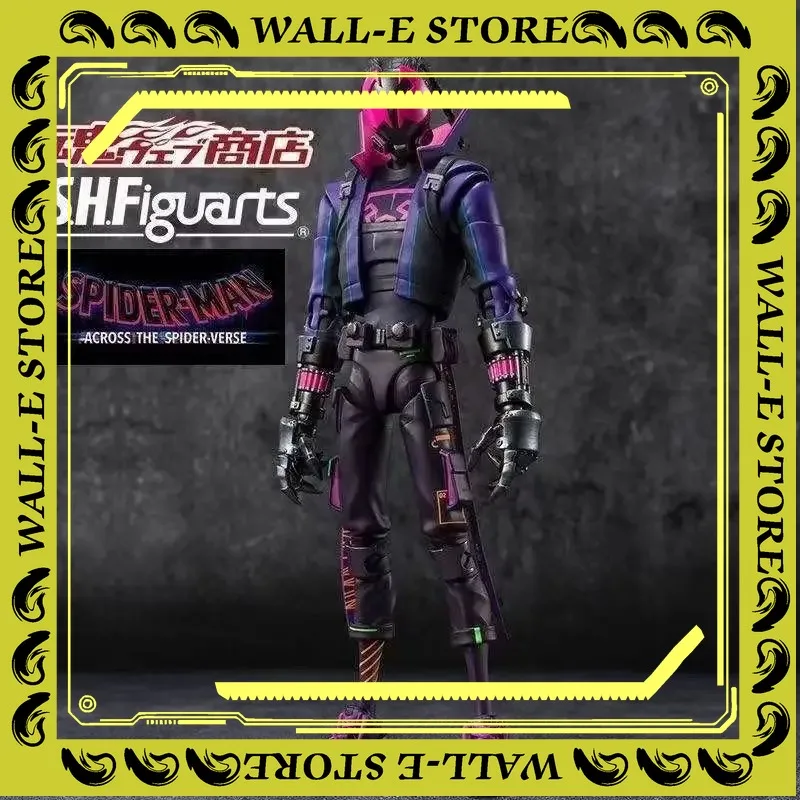 

In Stock Genuine Bandai SHF American Series Spider Punk (Spider-Man: Across The Universe) Movable Doll Model Toy Gift Collection