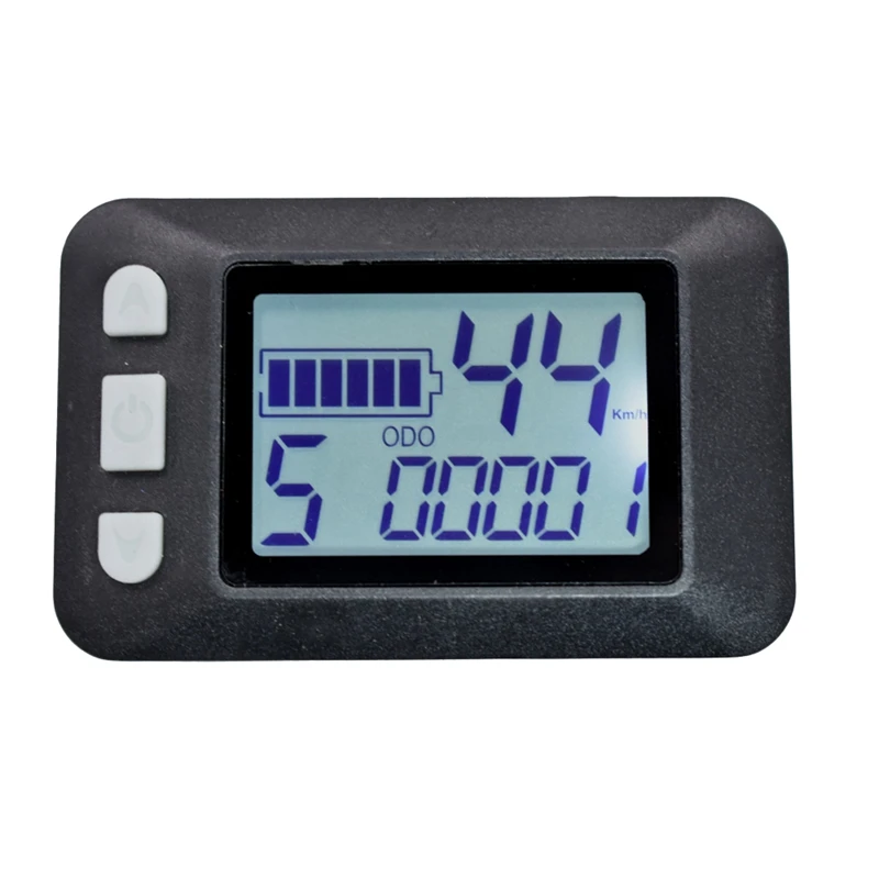 LCD Display Dashboard Medidor para bicicleta elétrica, tela LCD, SM Plug, Scooter elétrico, P9, 24V, 36V, 48V, 60V, 1 peça