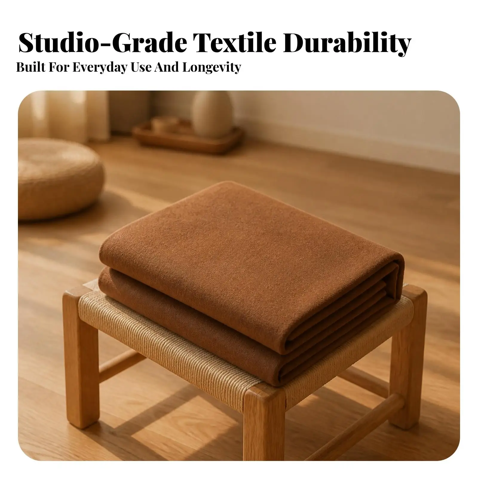 Warm Fleece Yoga Meditation Blanket Soft Plush Throw for Mindfulness Yoga Studio Home Decor Comfort