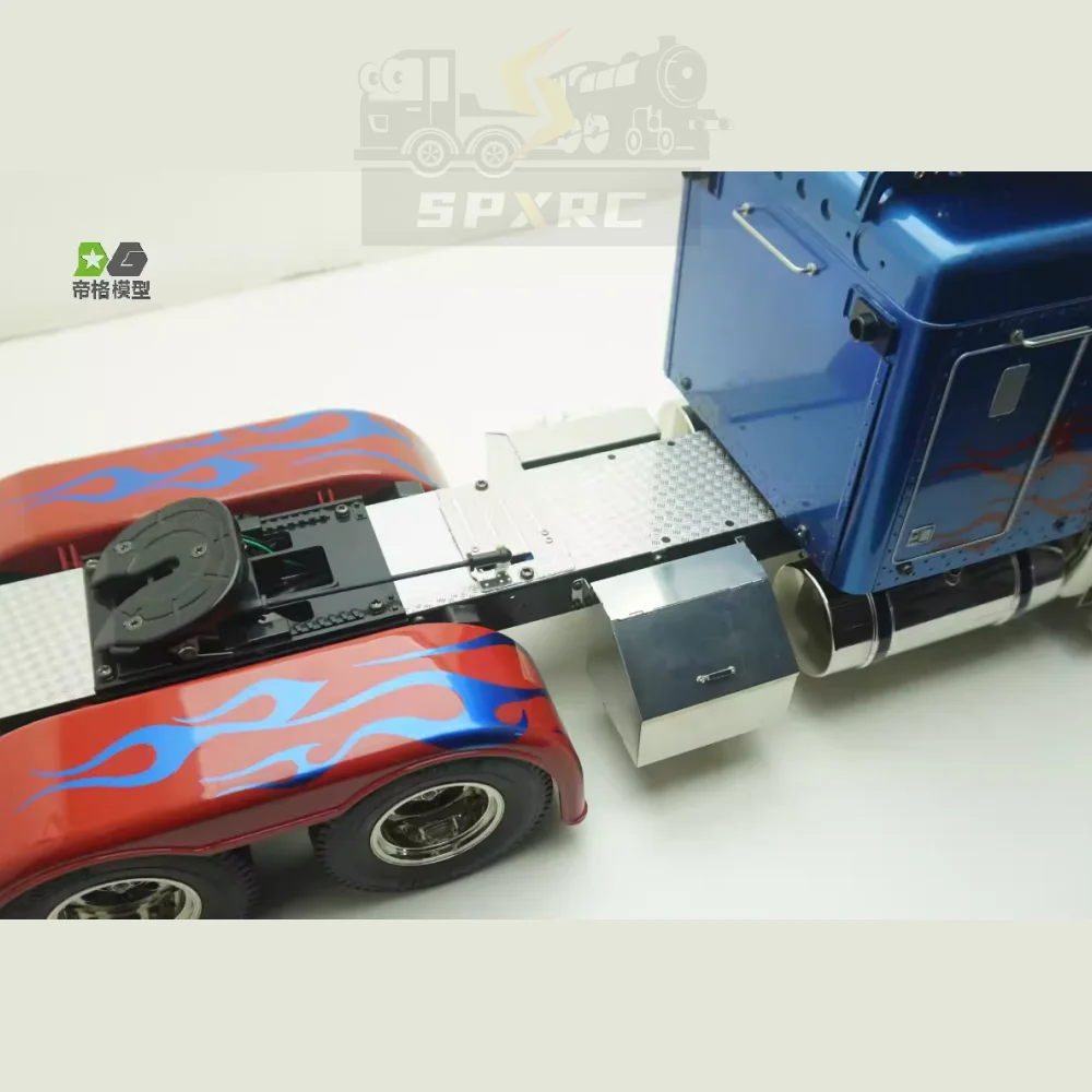 Kit equipment box for SPXRC tamiya 1/14 56344 King Hauler rc trailer mud truck Adult toy car diy parts