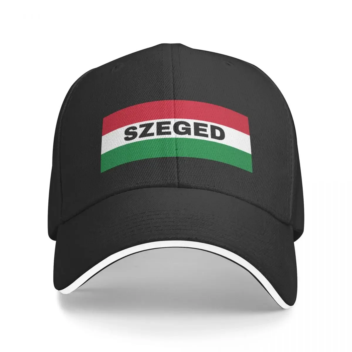 Szeged City in Hungarian Flag Baseball Cap Snapback Cap Military Tactical Cap hiking hat Man Women's