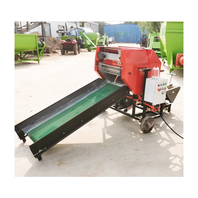 Agriculture Heavy Duty 450kg Round Silage Grass Alfalfa Hay Balers Machine